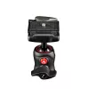 Stativkopf Manfrotto MH490-BH Schwarz Aluminium 1/4 Zoll Kugel Höhe 90 mm Gewicht 190 g