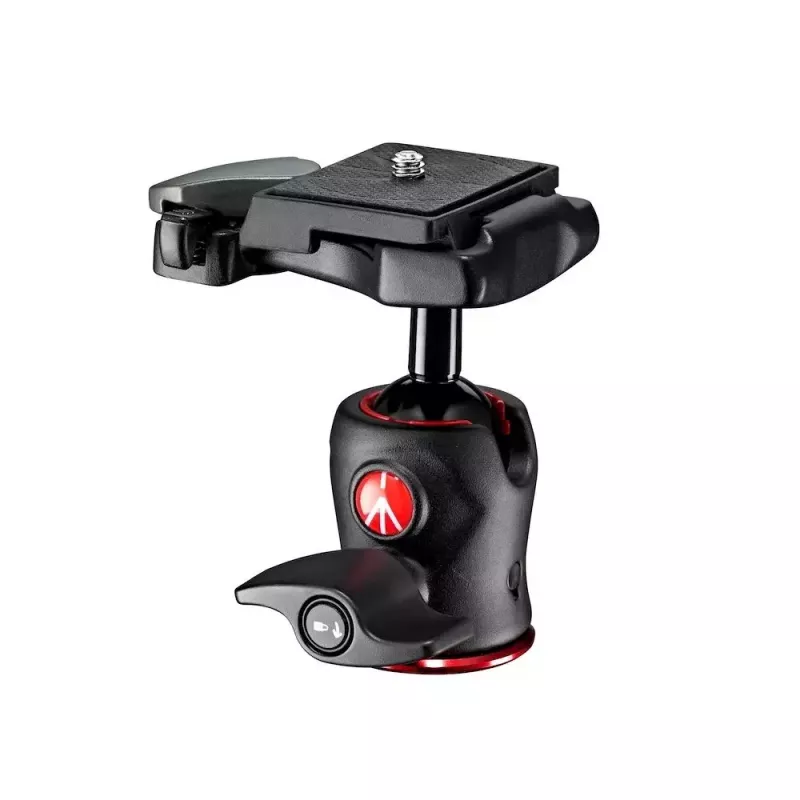 Stativkopf Manfrotto MH490-BH Schwarz Aluminium 1/4 Zoll Kugel Höhe 90 mm Gewicht 190 g