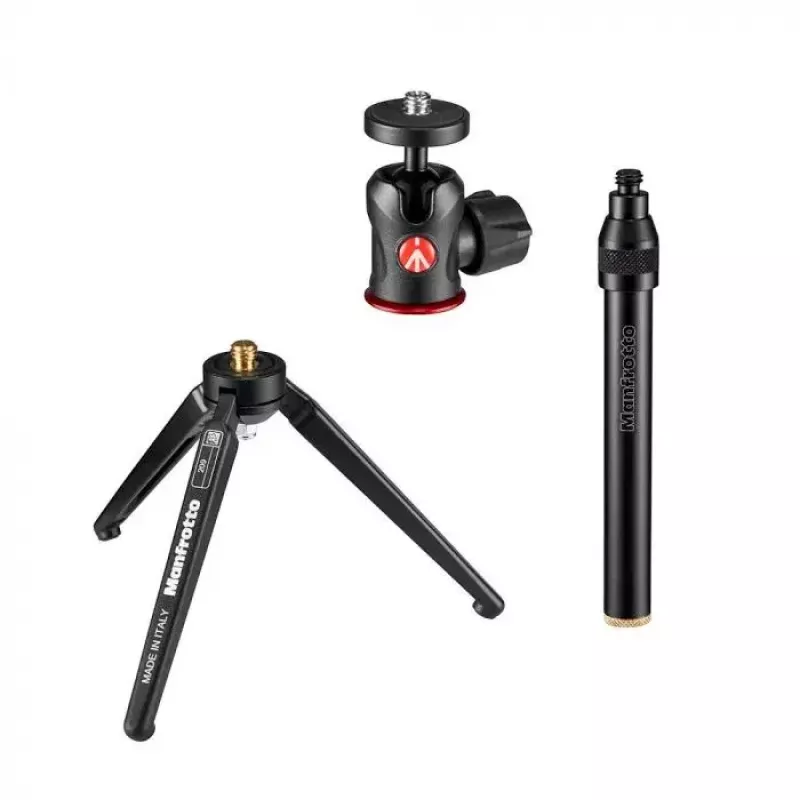 Manfrotto 209,492LONG-1 Stativ 3 Beine Schwarz 35,5 cm max. Höhe