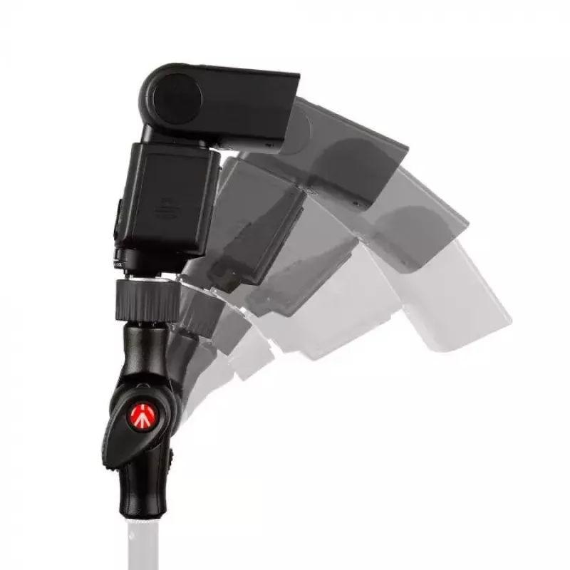Manfrotto MLH1HS-2 Kalt-Schuh-Neigekopf mit Lichtgelenk und Schirmhalterung