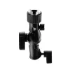 Manfrotto MLH1HS-2 Kalt-Schuh-Neigekopf mit Lichtgelenk und Schirmhalterung