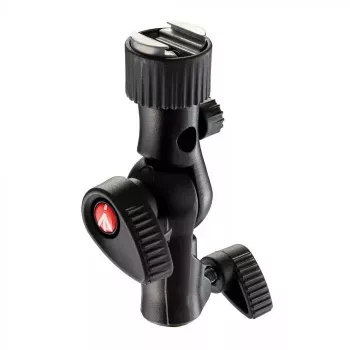 Manfrotto MLH1HS-2 Kalt-Schuh-Neigekopf mit Lichtgelenk und Schirmhalterung