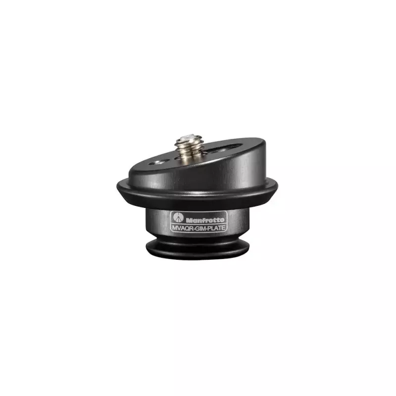 Montageplatte Manfrotto MVAQR-GIM-PLATE Aluminium Schwarz 50 mm x 35 mm