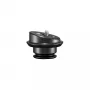 Montageplatte Manfrotto MVAQR-GIM-PLATE Aluminium Schwarz 50 mm x 35 mm