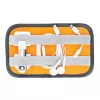 Lowepro GearUp Pouch Mini Tasche Nylon Polyester Ripstop Grau Orange