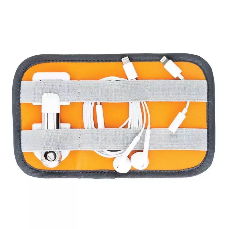 Lowepro GearUp Pouch Mini Tasche Nylon Polyester Ripstop Grau Orange