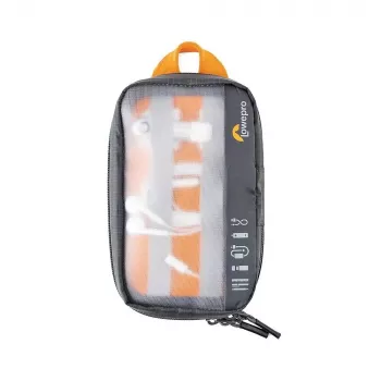 Lowepro GearUp Pouch Mini Tasche Nylon Polyester Ripstop Grau Orange