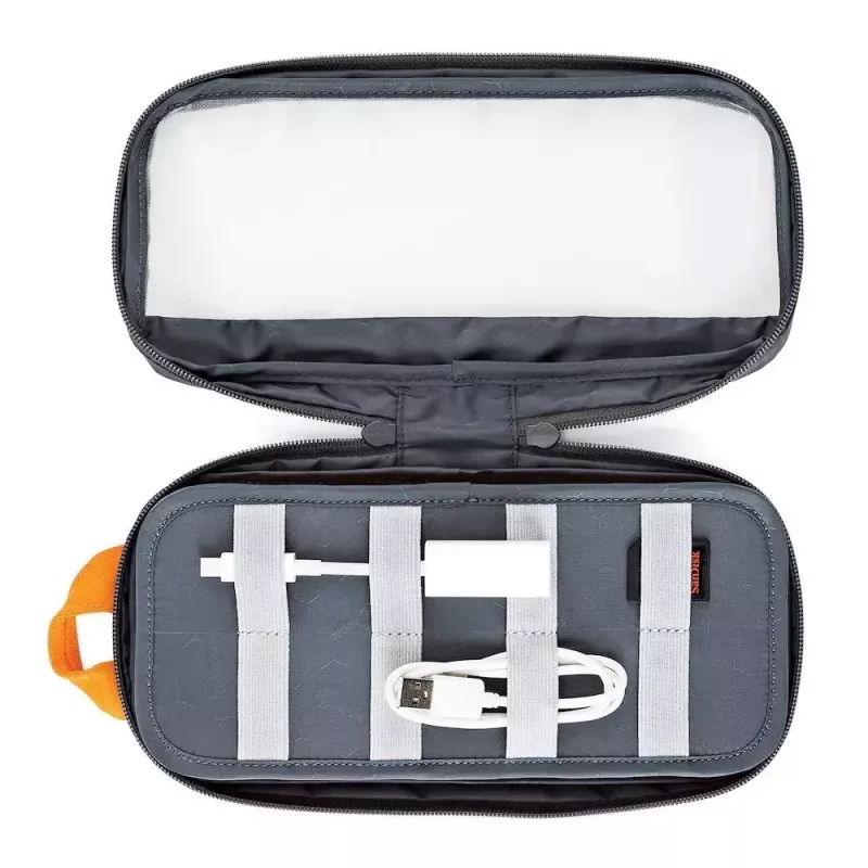 Lowepro Pouch Medium GearUp GL LP37139-GRL Nylon Ripstop Polyester Orange Grau 280x45x140mm