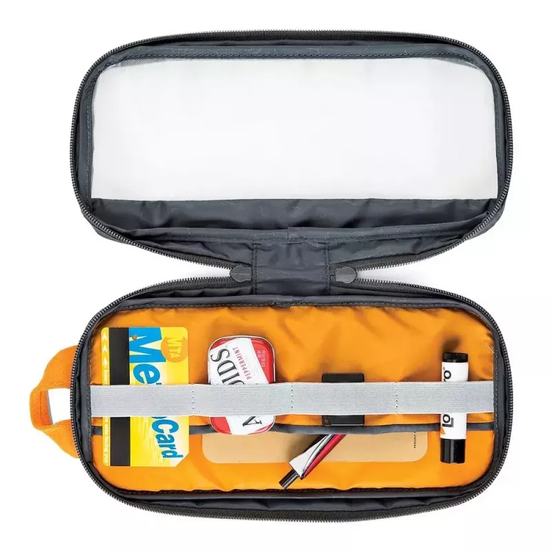 Lowepro Pouch Medium GearUp GL LP37139-GRL Nylon Ripstop Polyester Orange Grau 280x45x140mm