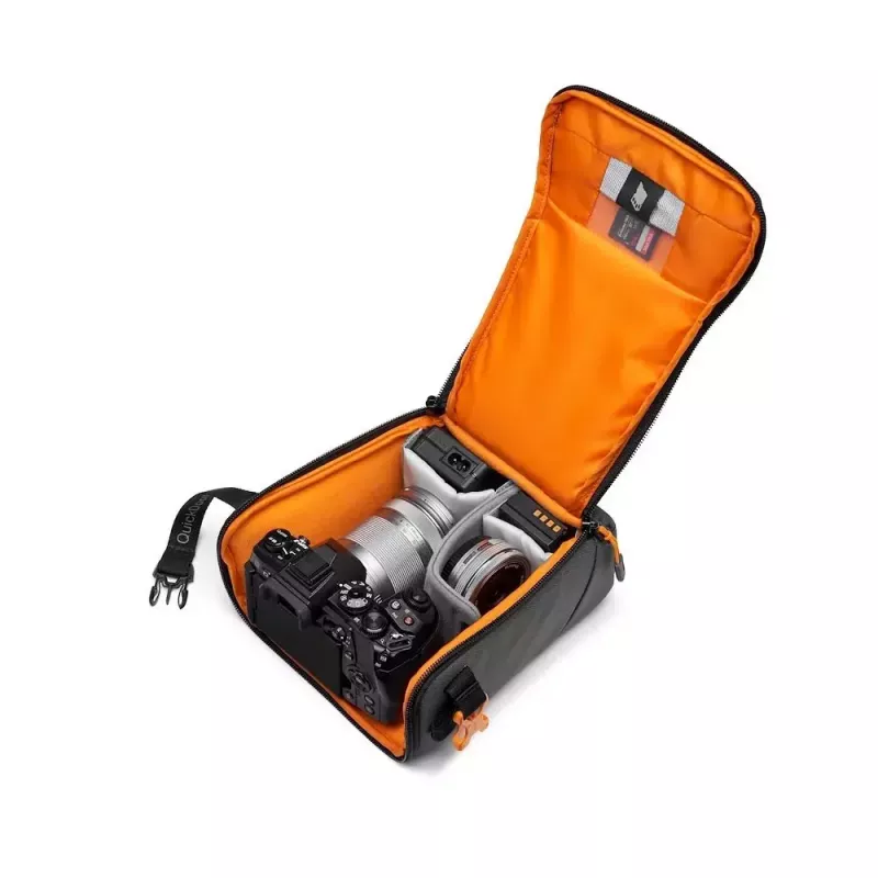 Kompaktes Etui Lowepro GearUp Creator Box M II Schwarz Grau