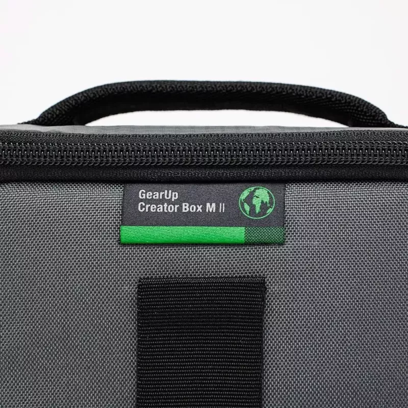 Kompaktes Etui Lowepro GearUp Creator Box M II Schwarz Grau