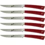 Steak-Set 6-teilig, Berkel Elegance Glossy Red — Besteckset für den Steak-Service