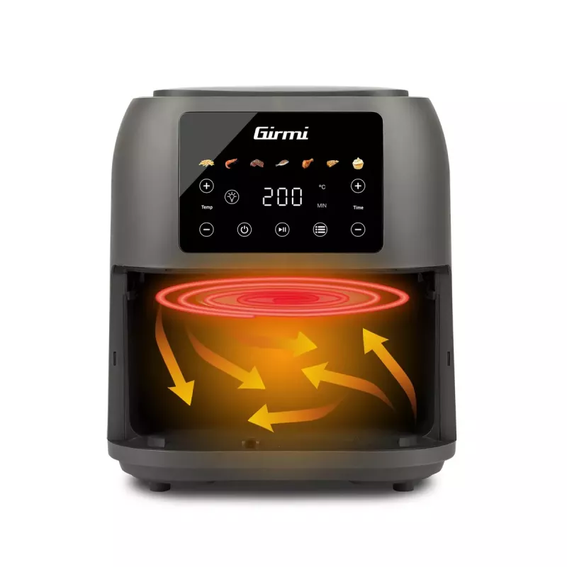 Heißluftfritteuse Girmi FG92 8 L 1700 W Grau