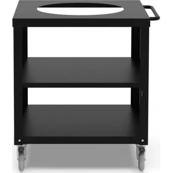 Outdoor-Kochstation Alfa Forni AC-CKS-KM8080 80×80 cm mit Kamado-Einsatz