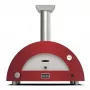 Pizzaofen Alfa Forni Moderno 2 Pizze Hybrid Antikrot – Kapazität für 2 Pizzas, Hybridbrennstoff