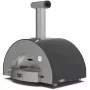 Pizzaofen Alfa Forni Classico 2 Pizze Hybrid Schiefergrau – Kapazität für 2 Pizzen, Hybrid-Brennstoffsystem