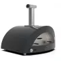 Pizzaofen Alfa Forni Moderno 5 Pizze Hybrid Schiefergrau – 5-Pizza-Kapazität, Hybrid-Brennstoff