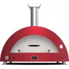 Holzbefeuerter Pizzaofen Alfa Forni Moderno 5 Pizze Rot – Kapazität für 5 Pizzen, holzbefeuert