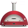 Holzbefeuerter Pizzaofen Alfa Forni Moderno 5 Pizze Rot – Kapazität für 5 Pizzen, holzbefeuert