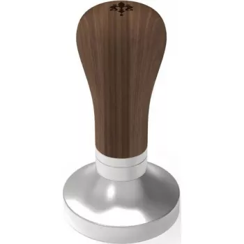 Tamper Eureka EUtampWal58, verstellbar, Griff aus Walnussholz, 58 mm Basisdurchmesser