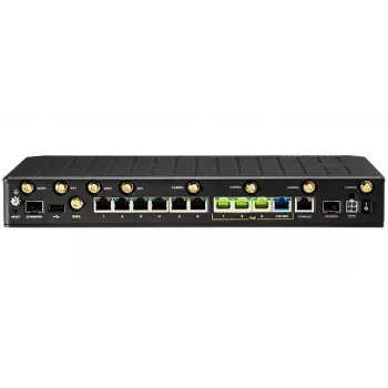 CradlePoint Wireless-Router E300C-18B mit NetCloud Enterprise Branch — Wi‑Fi 6 Dualband, 10GbE, 4G LTE, 5x RJ‑45