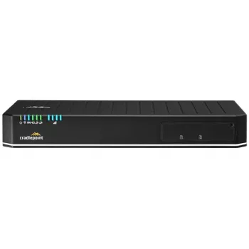 CradlePoint Wireless-Router E300C-18B mit NetCloud Enterprise Branch — Wi‑Fi 6 Dualband, 10GbE, 4G LTE, 5x RJ‑45