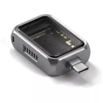 Externes NVMe-SSD-Gehäuse Satechi ST-E2230M USB-C für 2230 NVMe-SSDs Space Grau