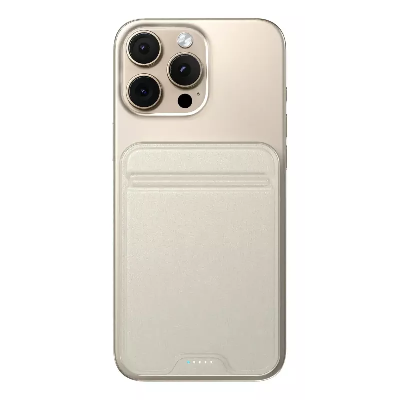 Tragbare Powerbank Satechi ST-B5Q2SW 5000 mAh, kabelloses Laden, Sand