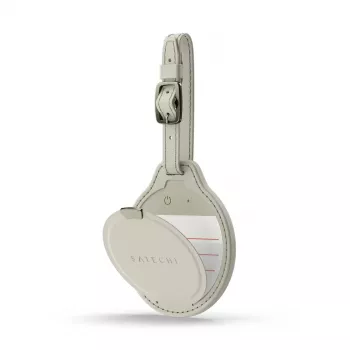 GPS-Gepäcktracker-Karte Satechi ST-LFALTW – sand, Lithium 150 mAh, 73,9 × 83,6 mm, 42 g