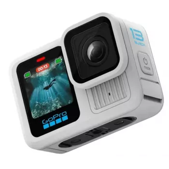 Action-Kamera GoPro HERO13 Schwarz — 5,3K Ultra HD, 27,6 MP CMOS, 240 fps, Wi‑Fi, GPS, integriertes LCD, Stereoton
