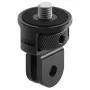 Kamera-Halterung GoPro ¼-20 Montagefinger-Adapter — universal 24×24×37 mm, schwarz