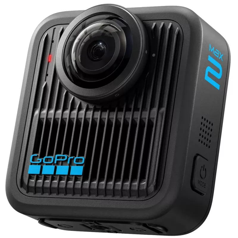 Action-Kamera GoPro MAX2 mit 8K Ultra HD, 29,5-MP-Sensor, 100 fps, LCD-Anzeige, GPS, Wi‑Fi — Zubehörpaket