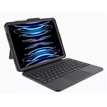 Tastaturhülle DEQSTER Prime für 11-Zoll iPad Air — Schutzhülle mit integrierter Tastatur