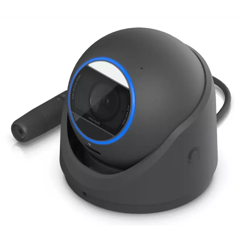 IP-Sicherheitskamera UBIQUITI UVC-G6-Pro-Turret-B – 3840×2160, 1/1,2″-CMOS, 2,36× optischer Zoom, PoE+, Decken-/Wandmontage, innen/außen