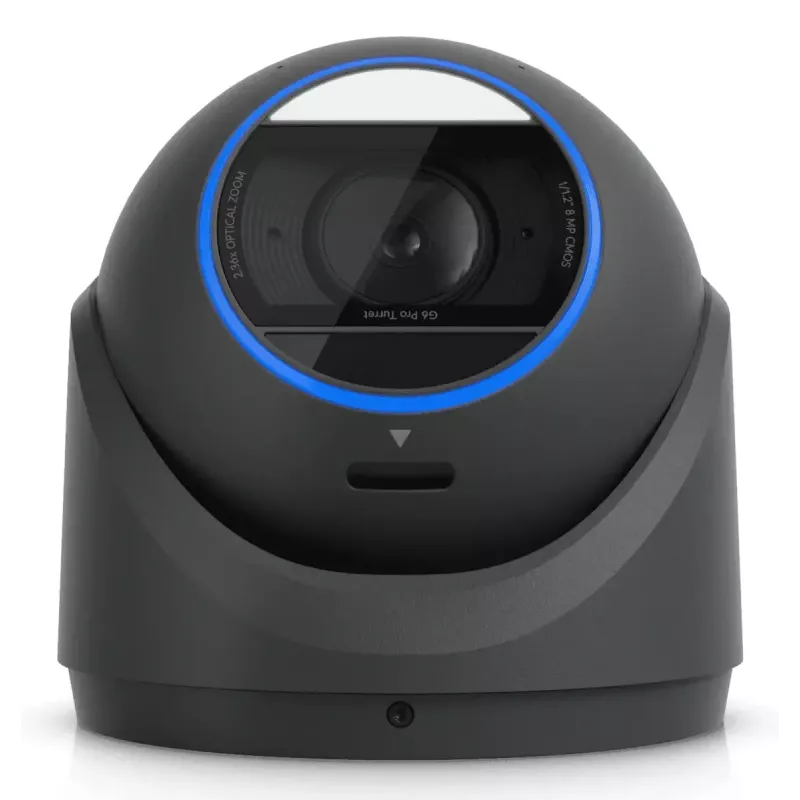 IP-Sicherheitskamera UBIQUITI UVC-G6-Pro-Turret-B – 3840×2160, 1/1,2″-CMOS, 2,36× optischer Zoom, PoE+, Decken-/Wandmontage, innen/außen