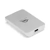 SSD-Gehäuse OWC Envoy Pro Elektron M.2 Silber, USB-C 10 Gbit/s, unterstützt 1 M.2 SSD (480 GB installiert)