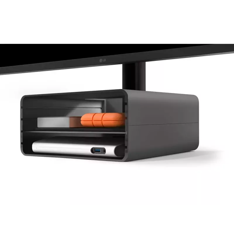Desk Stand Twelve South HiRise Pro Schwarz Wood Freestanding