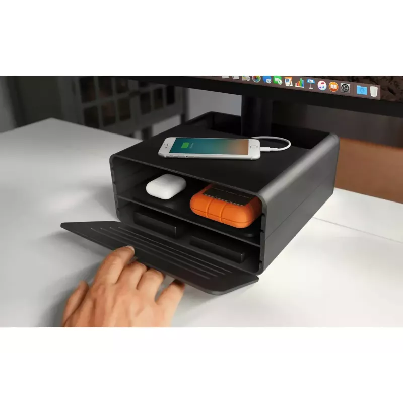 Desk Stand Twelve South HiRise Pro Schwarz Wood Freestanding