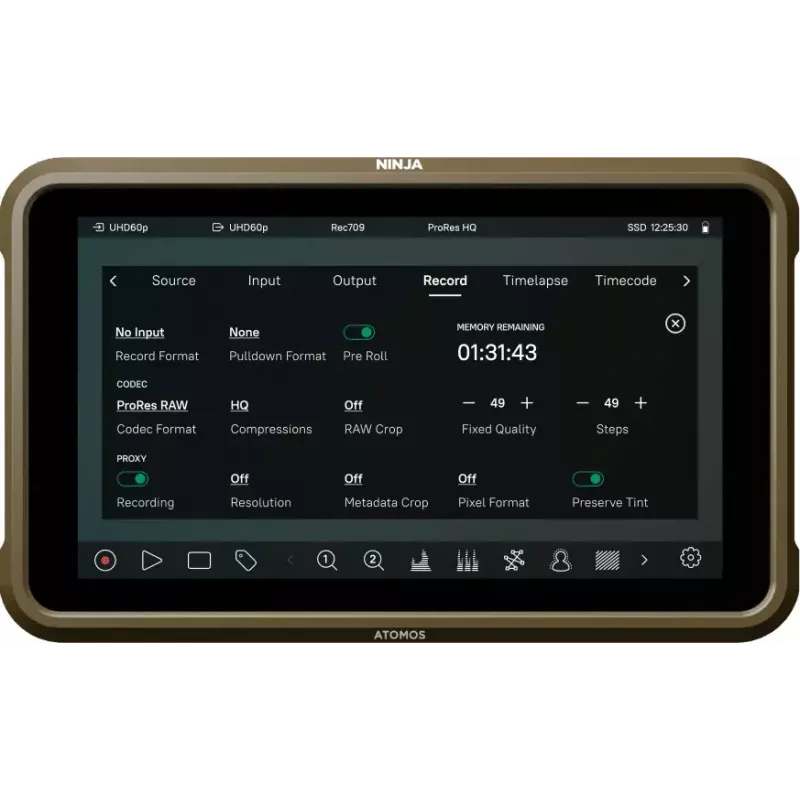 Monitor Atomos Ninja ULTRA 13,2 cm 1920 x 1080 Touchscreen