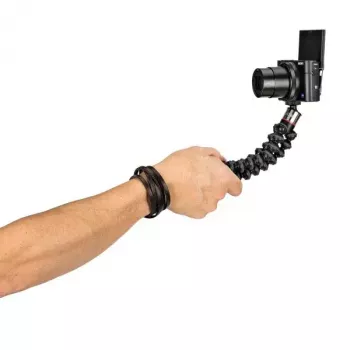 Stativ JOBY GorillaPod 500 für Action-Kameras, 3 Beine, max. Traglast 0,5 kg, Schwarz/Grau