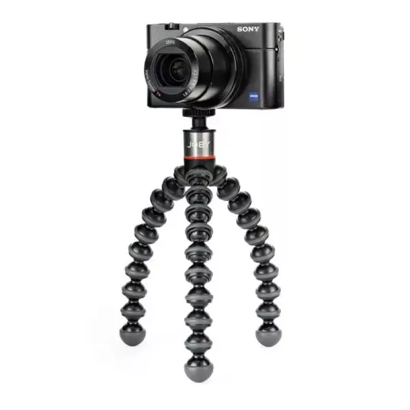 Stativ JOBY GorillaPod 500 für Action-Kameras, 3 Beine, max. Traglast 0,5 kg, Schwarz/Grau