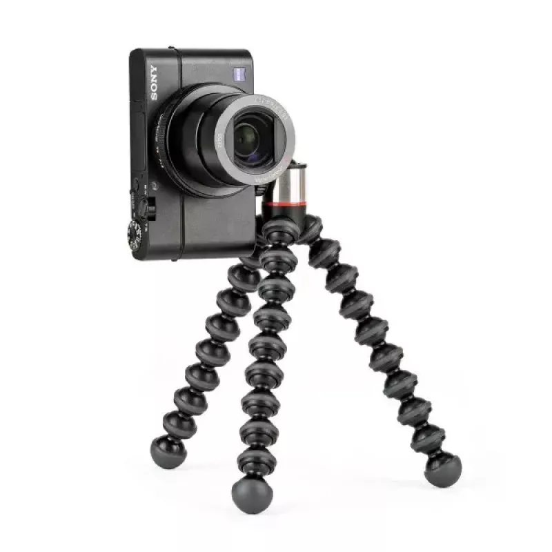 Stativ JOBY GorillaPod 500 für Action-Kameras, 3 Beine, max. Traglast 0,5 kg, Schwarz/Grau