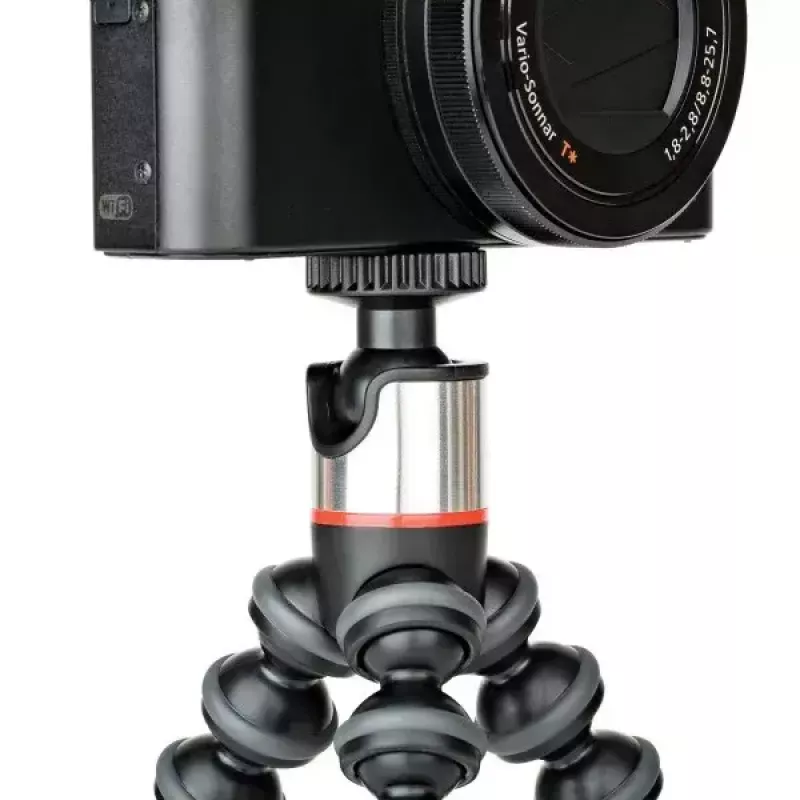 Stativ JOBY GorillaPod 500 für Action-Kameras, 3 Beine, max. Traglast 0,5 kg, Schwarz/Grau