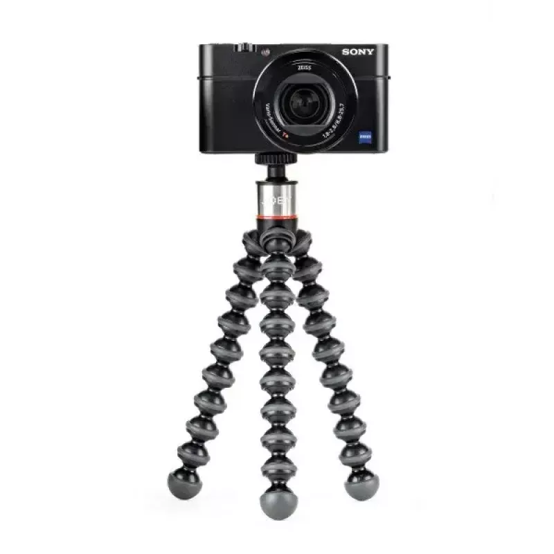 Stativ JOBY GorillaPod 500 für Action-Kameras, 3 Beine, max. Traglast 0,5 kg, Schwarz/Grau