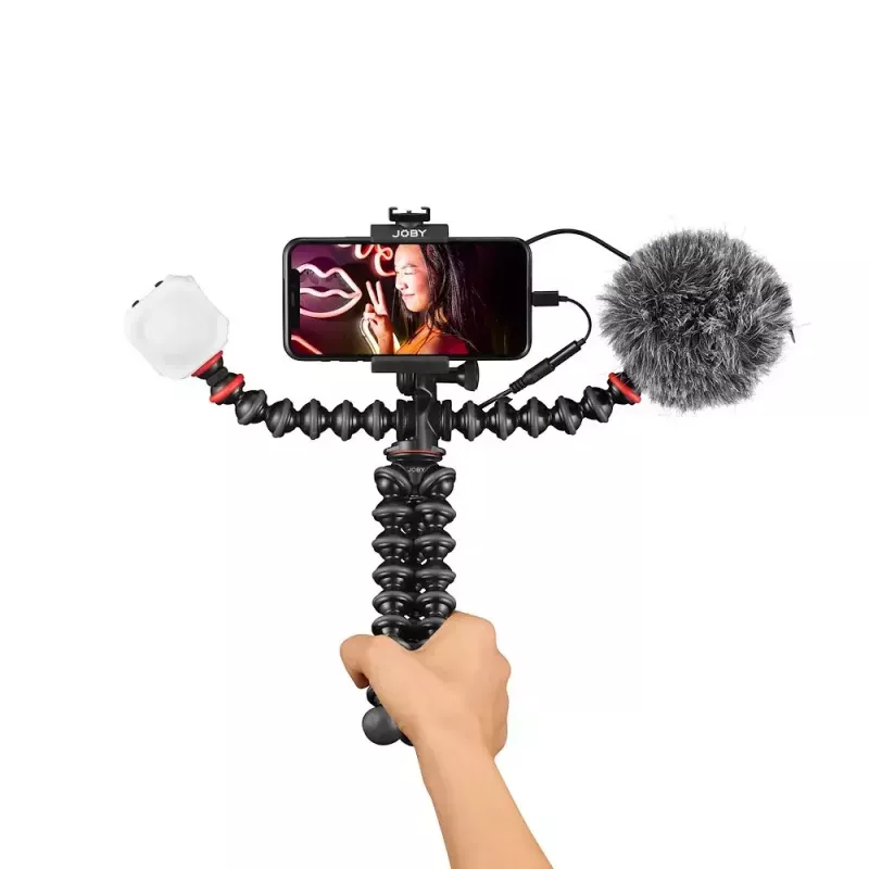 Joby GorillaPod Mobile Vlogging Kit Joby JB01645-BWW 3 Beine 540 g Schwarz Rot