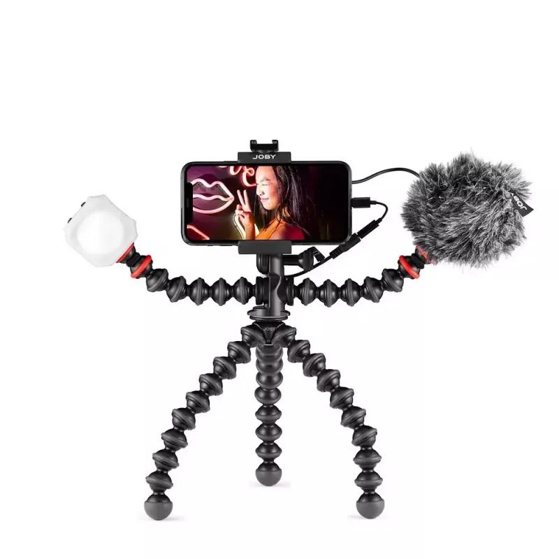 Joby GorillaPod Mobile Vlogging Kit Joby JB01645-BWW 3 Beine 540 g Schwarz Rot
