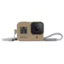 Kameratasche GoPro HERO8 Schwarz Hülle + Trageband Sand
