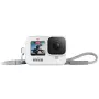 Kamerahülle GoPro Schutzhülle + Umhängeband für HERO12/HERO11/HERO10/HERO9 Schwarz — Silikon, Weiß