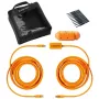 USB-C-auf-USB-C-Kabel von tether tools CUC31R-ORG – 9,40 m, abgewinkelt, orange