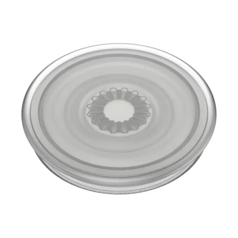 Grip PopSockets PlantCore von Popsockets — universeller Handygriff, grau transluzent, 38,8 × 7,7 mm
